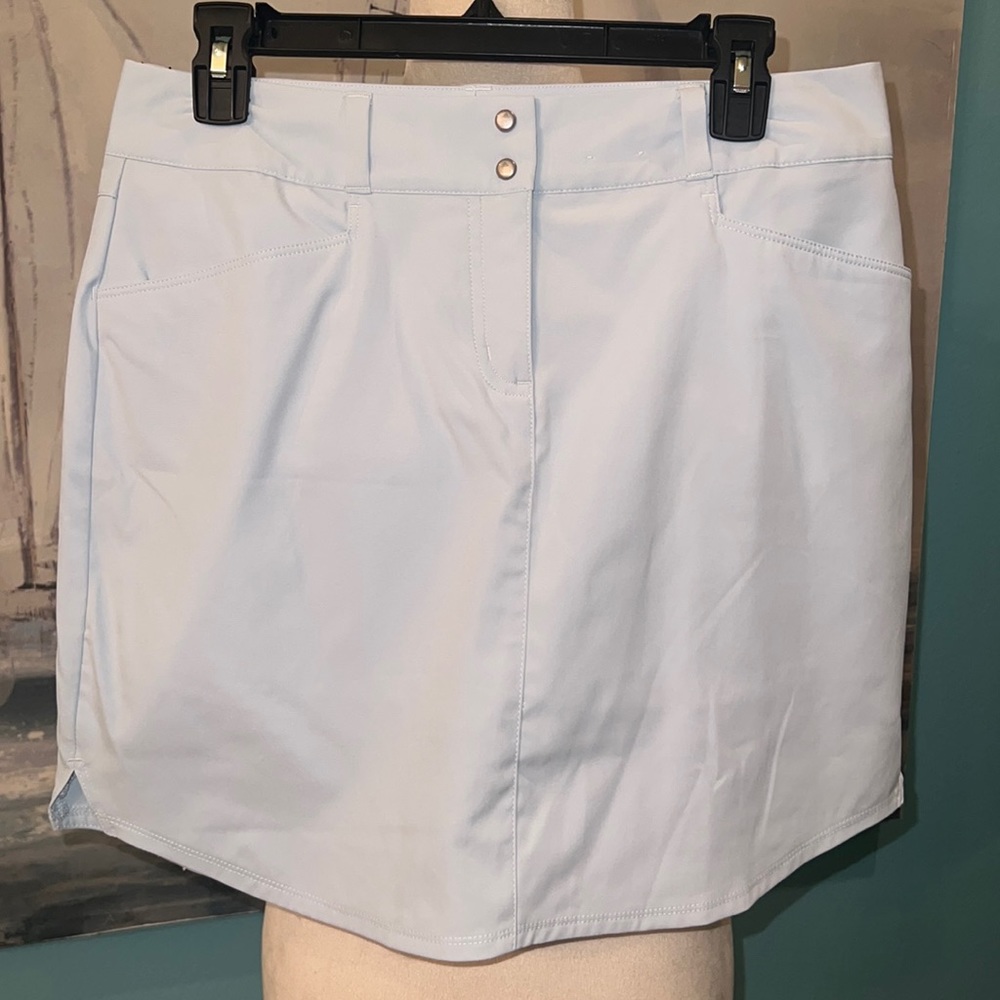 NWT Adidas Soft Blue Golf Skort, Sz 6